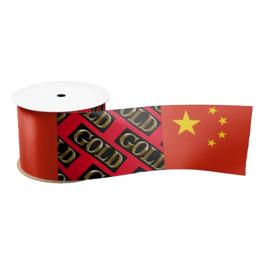 CHINA GOLD SATIJNEN LINT (Spoel)