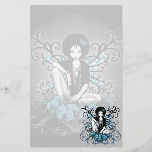 "China" Gothic Retro Fairy Art Stationery Briefpapier (Voorkant)