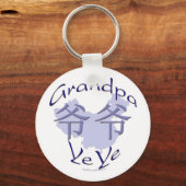 China Grandpa Paternal (Ye Ye) Sleutelhanger (Voorkant)