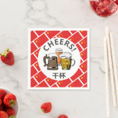 CHINA Great Chinese Beer Paper Servet (Insitu)
