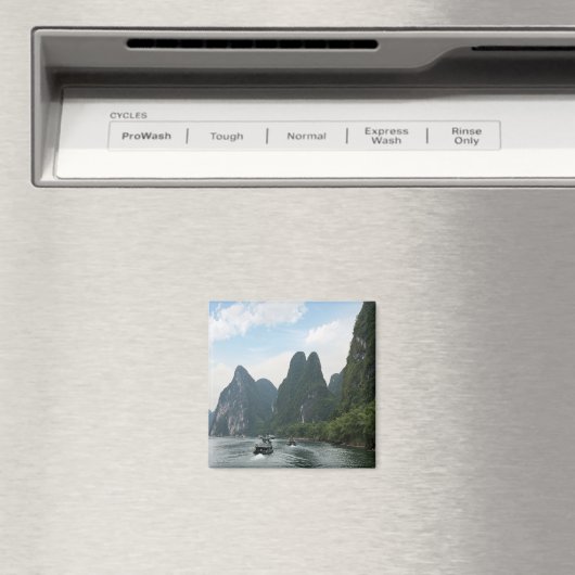 China, Guilin, Li River, rivierboten Magneet (Insitu (Vaatwasser))