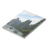 China, Guilin, Li River, rivierboten Notitieblok (Linkerzijde)