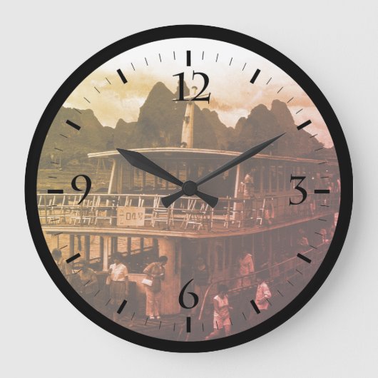  China Guilin rivierboot Grote klok (Voorkant)