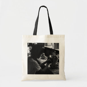 China Guilin steensculptuur werkplaats 1970 Tote Bag