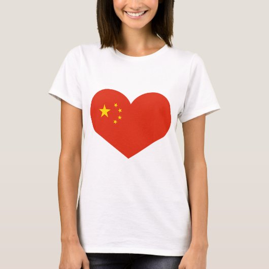 China hart t-shirt (Voorkant)