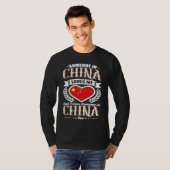 China Heart Flag Someone in China Loves Me T-shirt (Voorkant volledig)