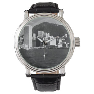 China Hong Kong bay Skyscrapers uitzicht Horloge