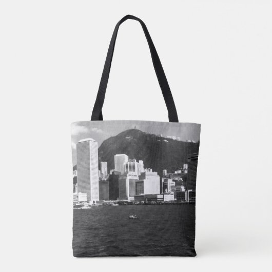  China Hong Kong bay Skyscrapers uitzicht Tote Bag (Achterkant)