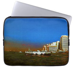 -China Hong-Kong boot skyscraper ​ zee Laptop Sleeve