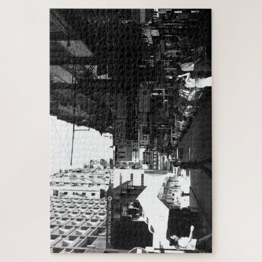 China Hong Kong street City cars Legpuzzel (Verticaal)