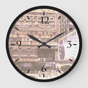 China Hong Kong Street City Watch Grote Klok