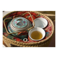 China, Hong Kong. Traditionele Chinese theepot &