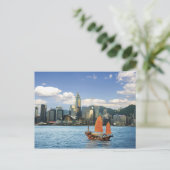 China; Hong Kong; Victoria Harbour; Harbour; A Briefkaart (Staand voorkant)