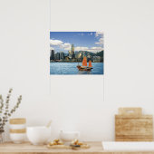 China; Hong Kong; Victoria Harbour; Harbour; A Poster (Keuken)