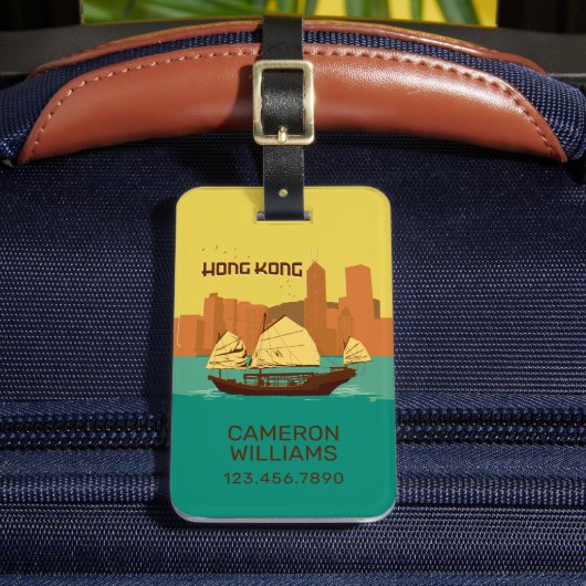 China | Hongkong Bagagelabel (Voorkant Insitu 2)