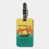 China | Hongkong Bagagelabel (Voorkant verticaal)