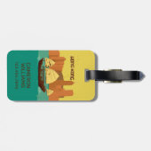 China | Hongkong Bagagelabel (Achterkant horizontaal)