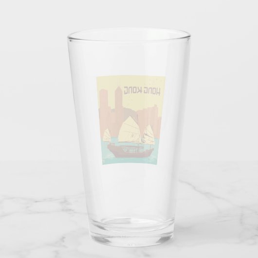 China | Hongkong Glas (Achterkant)