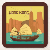 China | Hongkong Kartonnen Onderzetters (Voorkant)