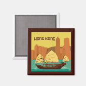 China | Hongkong Magneet (Voorkant / Achterkant)