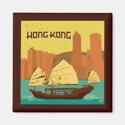 China | Hongkong Magneet (Voorkant)