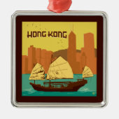 China | Hongkong Metalen Ornament (Voorkant)