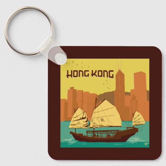 China | Hongkong Sleutelhanger (Voorkant)