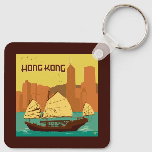 China | Hongkong Sleutelhanger (Achterkant)