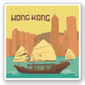 China | Hongkong Sticker (Voorkant)
