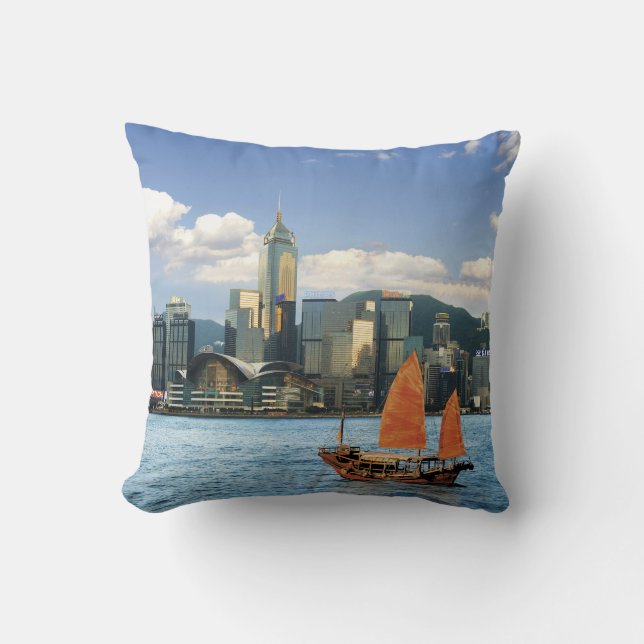 China; Hongkong; Victoria Harbour haven; A Kussen (Voorkant)