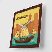 China | Hongkong Vierkante Klok (Hoek)