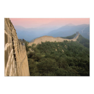 China, Huairou County, Mutianyu section of The 2 Foto Afdruk