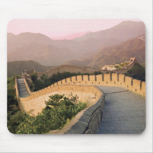 China, Huairou County, Zonsondergang over de Muismat