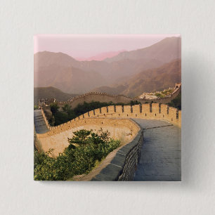 China, Huairou County, Zonsondergang over de Vierkante Button 5,1 Cm