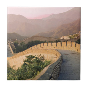 China, Huairou County, Zonsondergang Tegeltje
