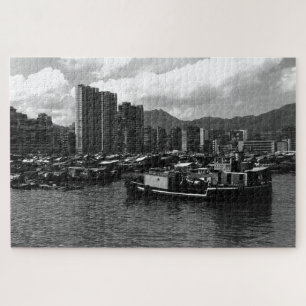 China - Huisboten in Hong Kong Legpuzzel