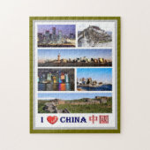 China - Ik hou van - Legpuzzel (Verticaal)