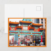China in Washington DC. Feestdagenkaart (Voorkant / Achterkant)