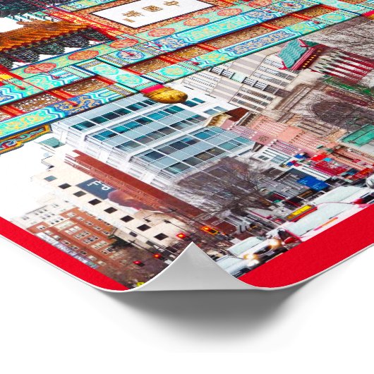 China in Washington DC. Poster (Hoek)