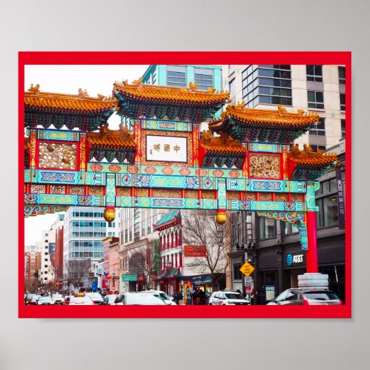 China in Washington DC. Poster (Voorkant)