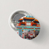 China in Washington DC. Verenigde Staten Ronde Button 3,2 Cm (Voorkant /achterkant)