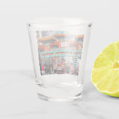 China in Washington DC. Verenigde Staten Shot Glas (Achterkant)