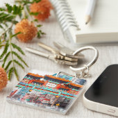 China in Washington DC. Verenigde Staten Sleutelhanger (Voorkant Rechts)