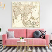 China, India, Azië Canvas Afdruk (Insitu (Woonkamer))