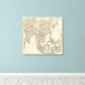 China, India, Azië Canvas Afdruk (Insitu (Houten vloer))