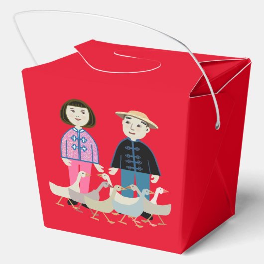 China jongen en meisje bedankdoosjes (Achterkant)