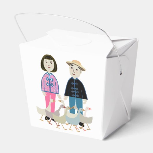 China jongen en meisje bedankdoosjes (Achterkant)