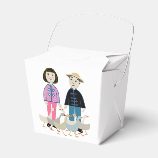 China jongen en meisje bedankdoosjes (Voorkant Zijde)