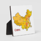 China-kaart Fotoplaat (Voorkant)