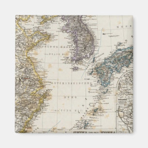 China, Korea, Japan Magneet